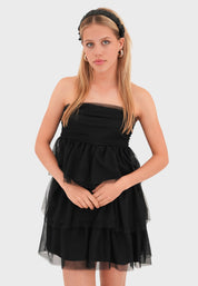 "Flowy" dress black