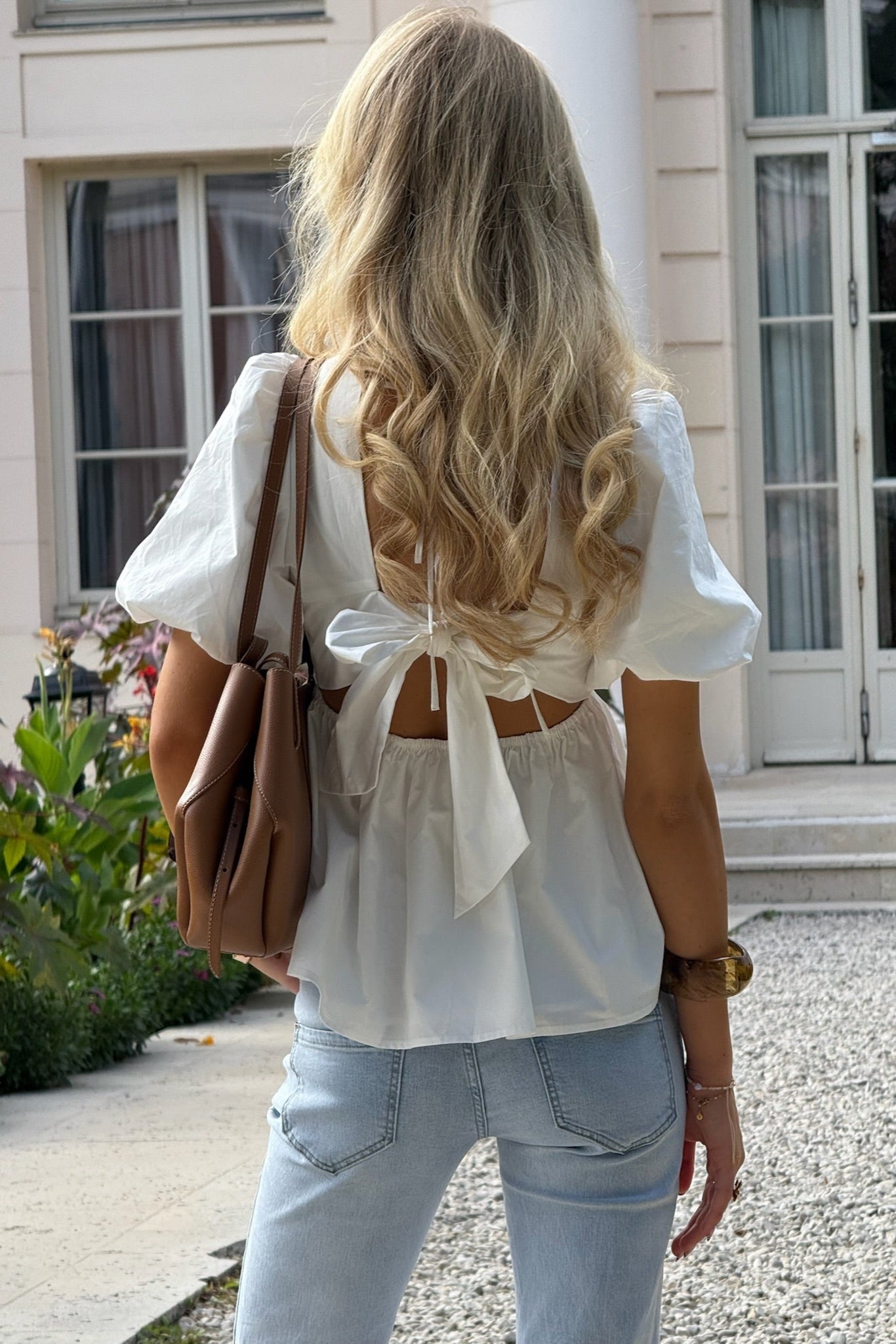 "June" Bluse White