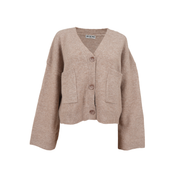 "Aurora" cardigan brown