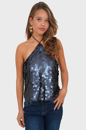 "Moon" top navy (pre-order)