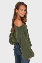"Emmie" sweater khaki