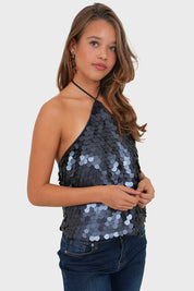"Moon" top navy (pre-order)