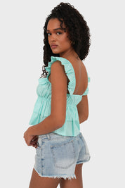 "Filou" top turquoise