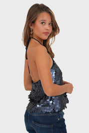 "Moon" top navy (pre-order)