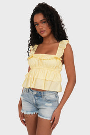 "Filou" top yellow