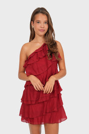 “Julie” dress bordeaux