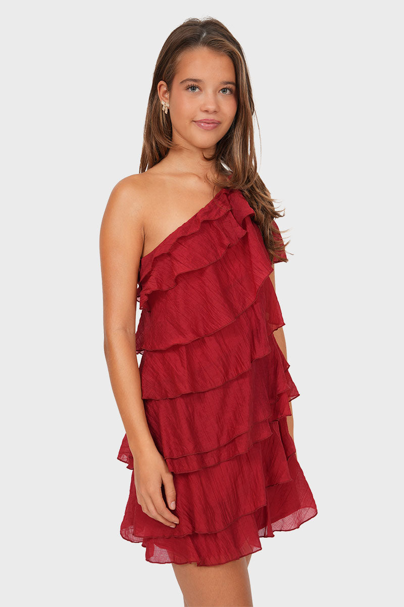 “Julie” dress bordeaux