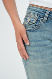 "Flared" jeans light blue