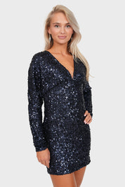 “Stevie” dress navy