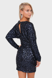 “Stevie” dress navy