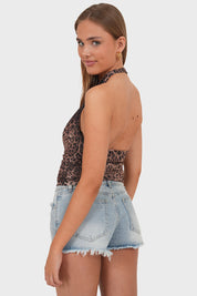 "Fayen" topp leopard