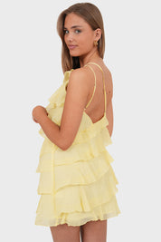 "Julie" dress yellow
