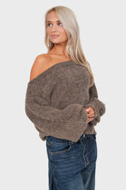 "Emmie" sweater brown