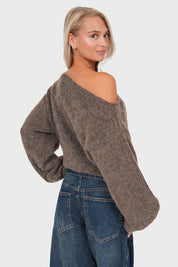 "Emmie" sweater brown
