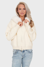 "Frida” cardigan off white