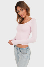 "Nola" top pink