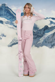 "Snowfall" ski pants pink