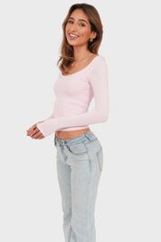 "Nola" top pink