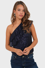 "Soho" top navy