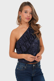 "Soho" top navy