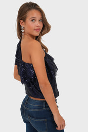 "Soho" top navy