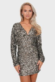 “Stevie” dress silver