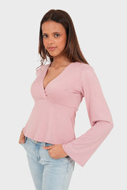 "Valerie" top pink