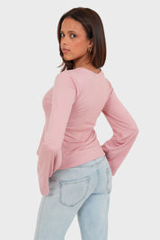 "Valerie" top pink