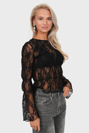 “Alana” top black