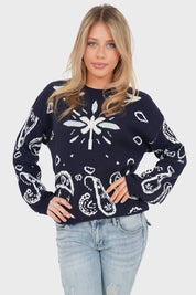 "Vera" Sweater navy