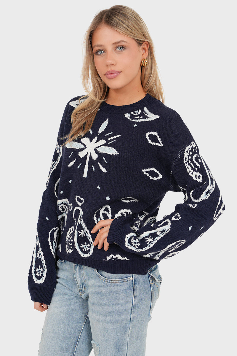 "Vera" Sweater navy
