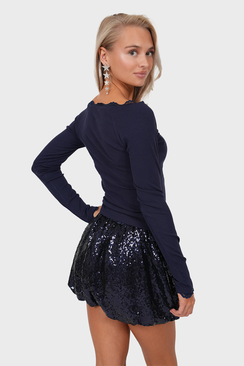 “Cassidy” skirt navy