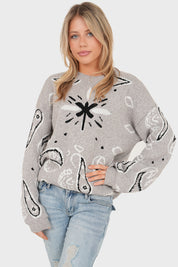 "Vera" sweater white