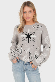 "Vera" sweater white