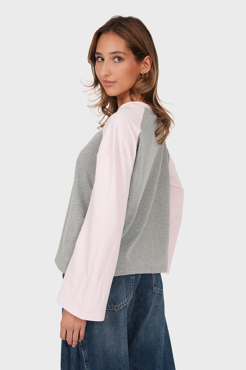 "Milou” longsleeve pink
