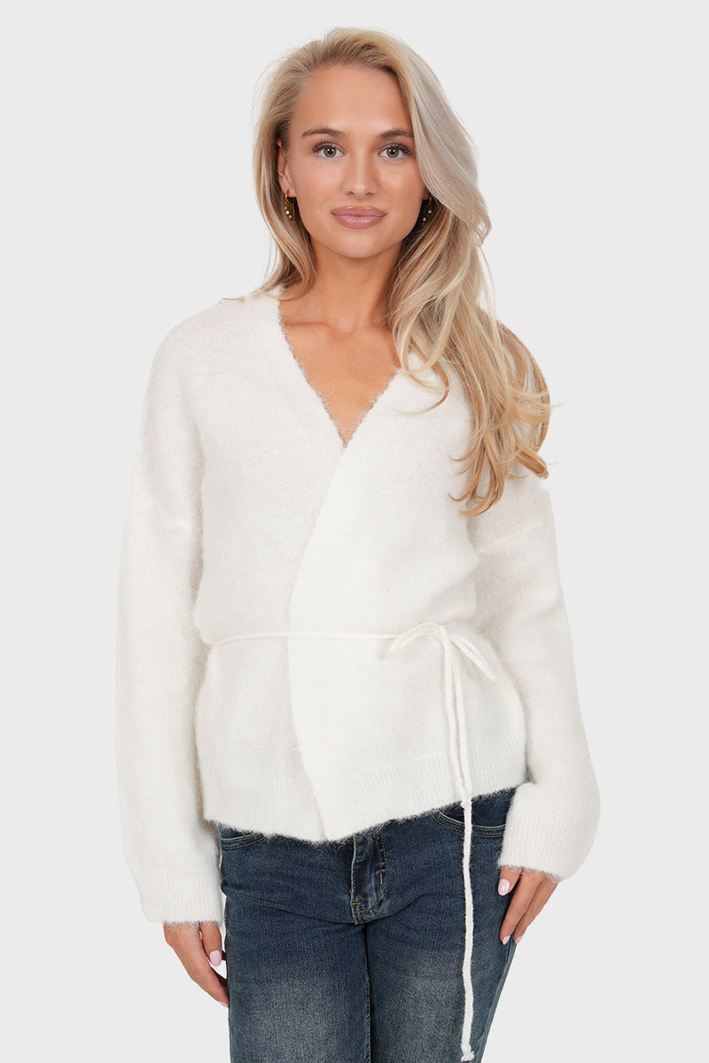 "Blaire” cardigan white
