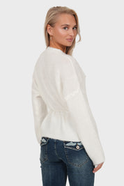 "Blaire” cardigan white