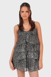 "Lush" dress silver (PRE ORDER)
