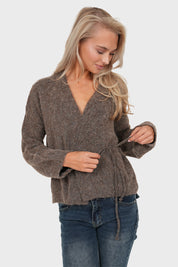 "Blaire” cardigan stone