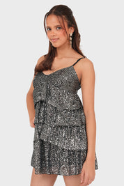 "Lush" dress silver (PRE ORDER)