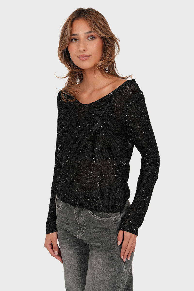 “Audrey” off shoulder top black