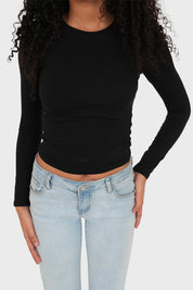 "Muse" top black
