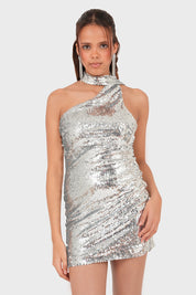 "Flare" dress silver (PRE ORDER)