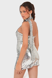 "Flare" dress silver (PRE ORDER)