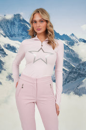 "Stargirl" ski pully pink