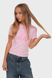 "Caro” t-shirt pink