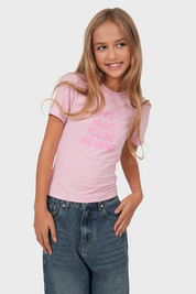 "Caro” t-shirt pink