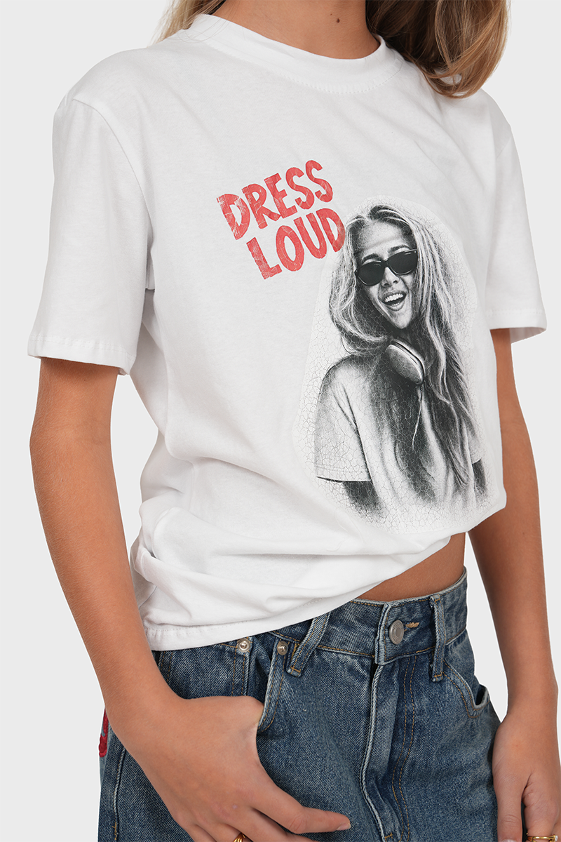 "Cici” t-shirt white