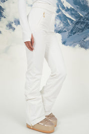 "Snowfall" ski pants white tall