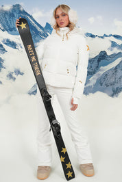 "Snowfall" ski jacket white